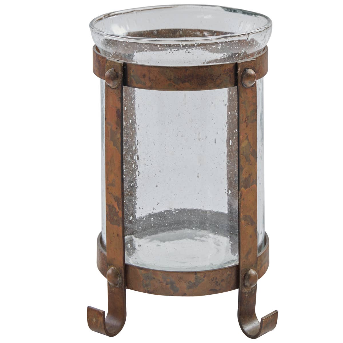 Strap Metal Pillar Holder - Short