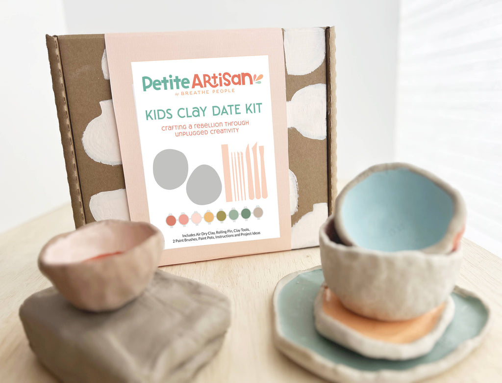Kids Deluxe Clay Date Activity Kit – Clay Kit for Two