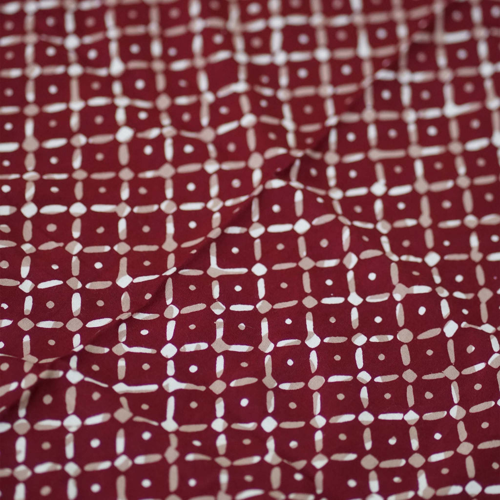 7:52 PMBatik Bandana – Crimson Cross | Red