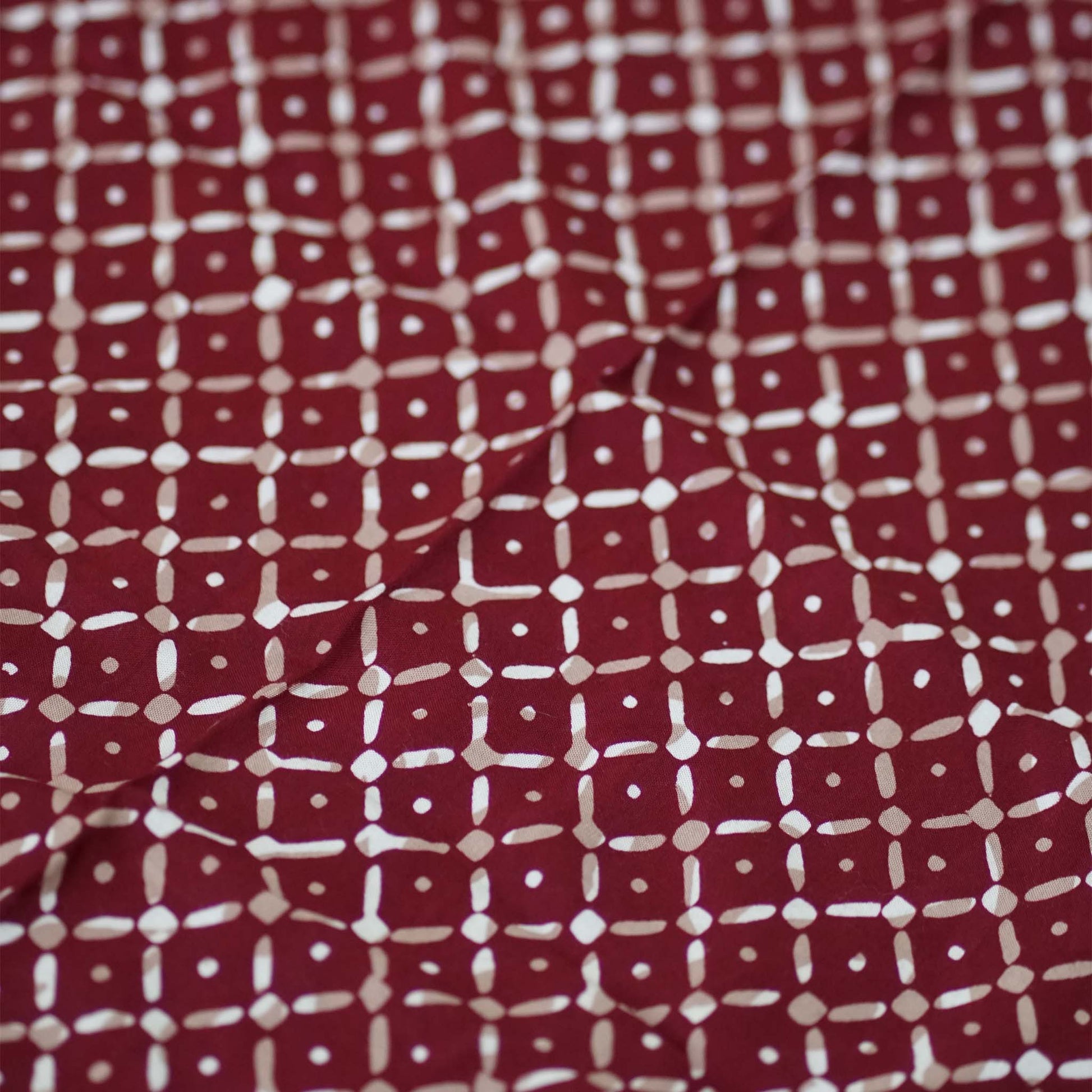 7:52 PMBatik Bandana – Crimson Cross | Red