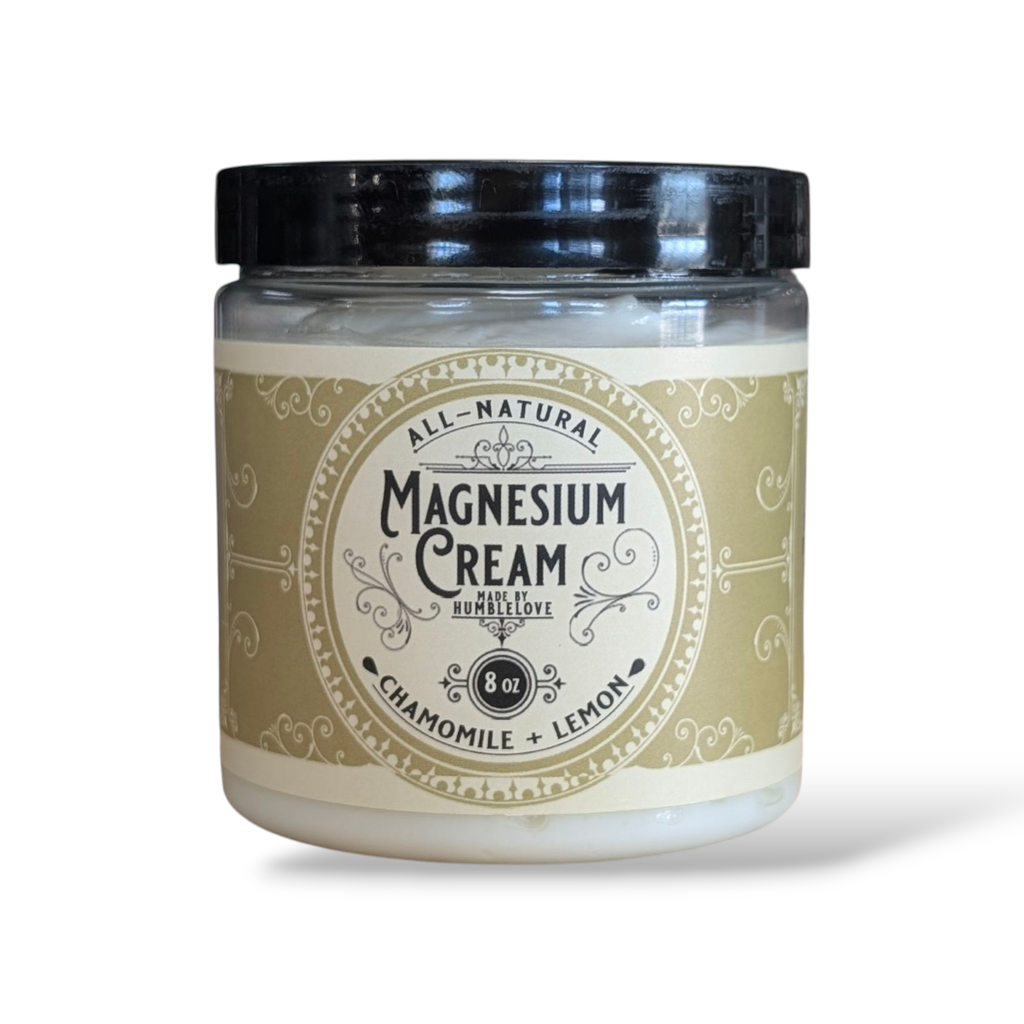 Magnesium Cream - Chamomile + Lemon: 4oz