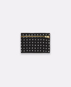 Navy Cross-Stitch Coin Purse