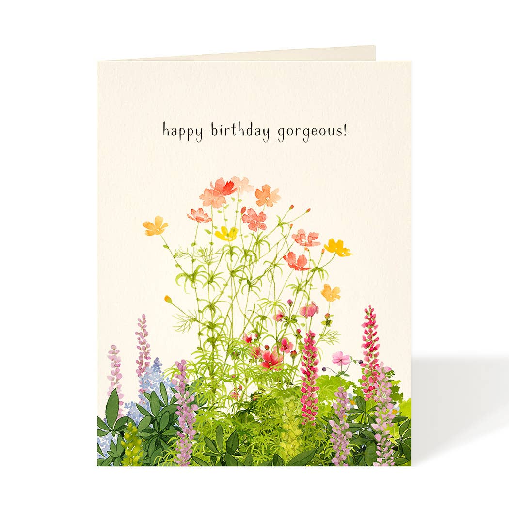 Birthday Blooms - Birthday Flowers Greeting Cards