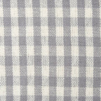 Gray/Natural Gingham Check 50" x 60" Throw Blanket