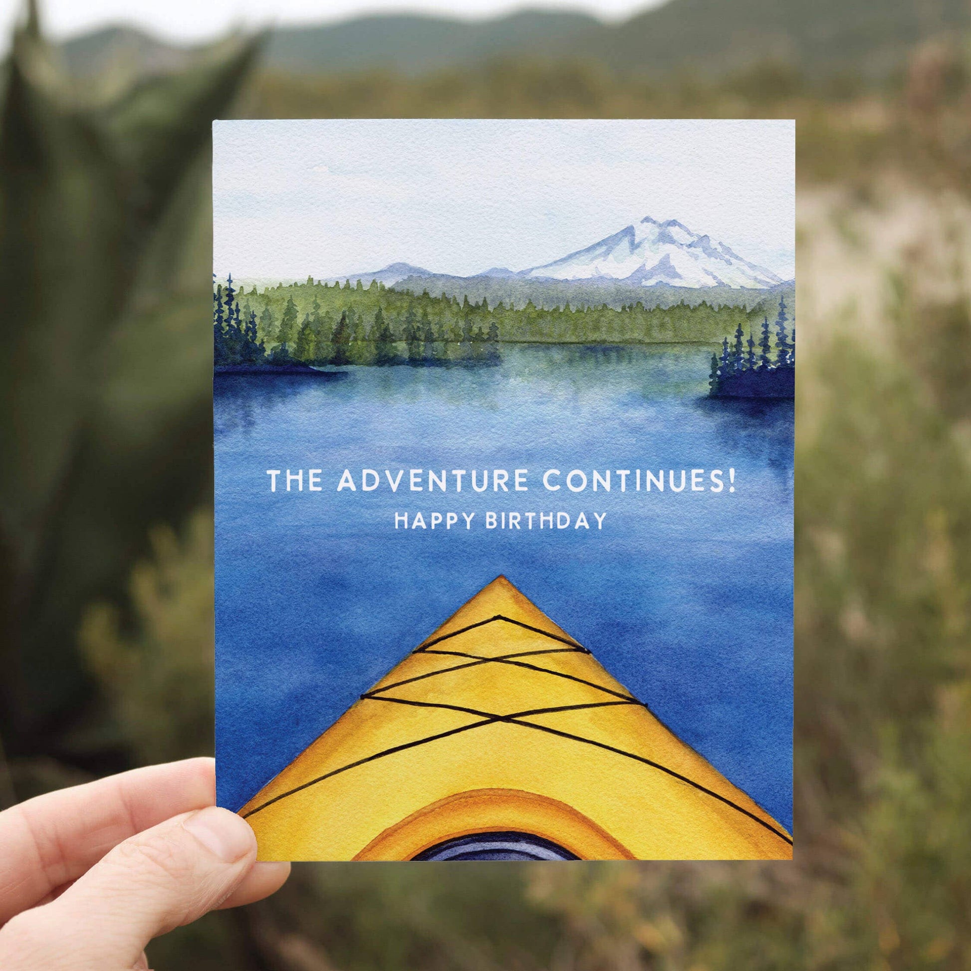 Kayak Birthday Card