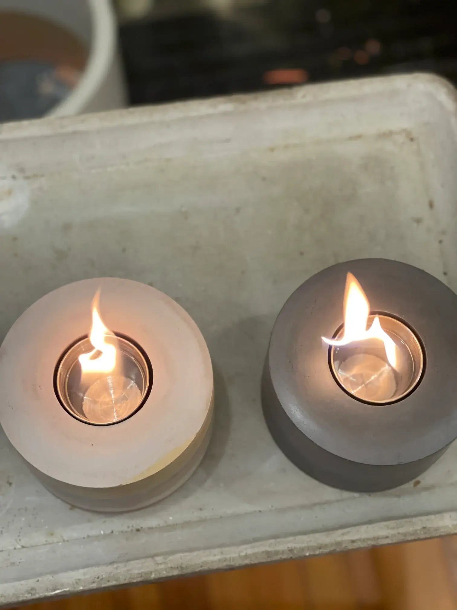 Concrete Table Top Fire Bowl