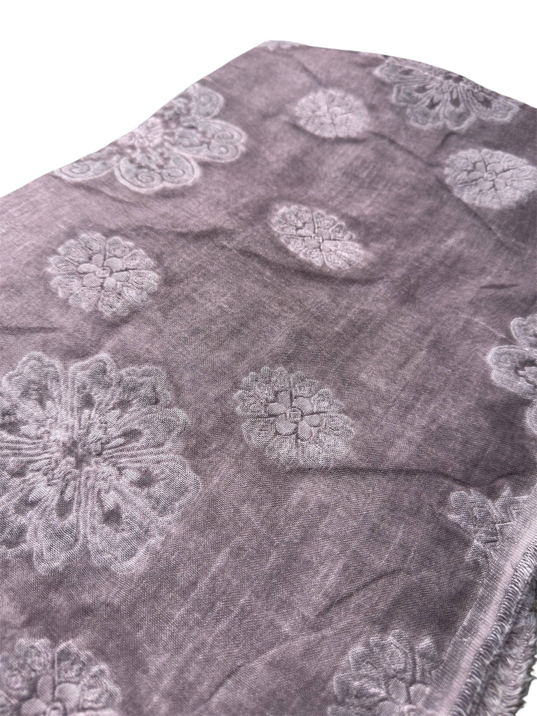 Brown Double Layer Attached Thick Scarves