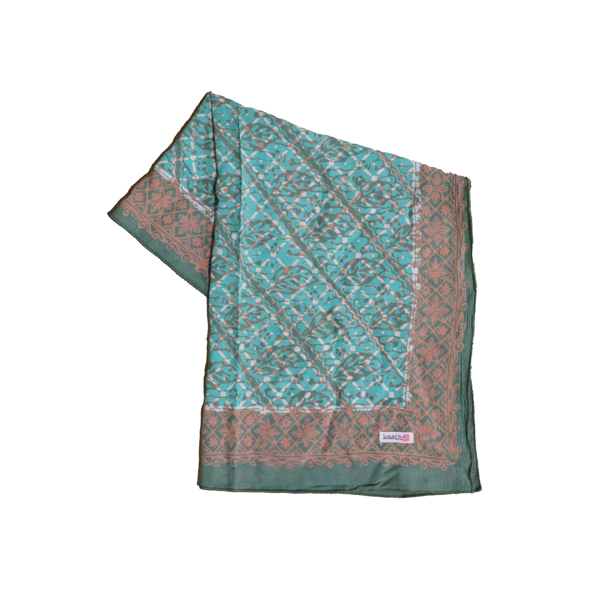 Batik Bandana-Leaf Grid