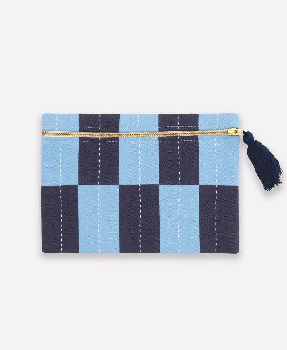 Lattice Pouch – Dusk Blue