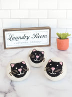 Black Cats Eco Wool Dryer Balls