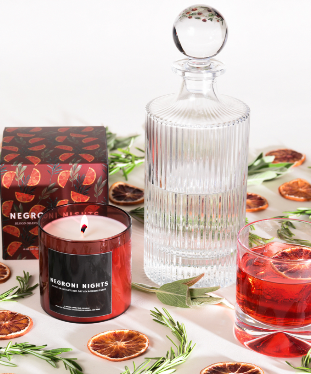 NEGRONI NIGHTS 10 oz. Soy Candle