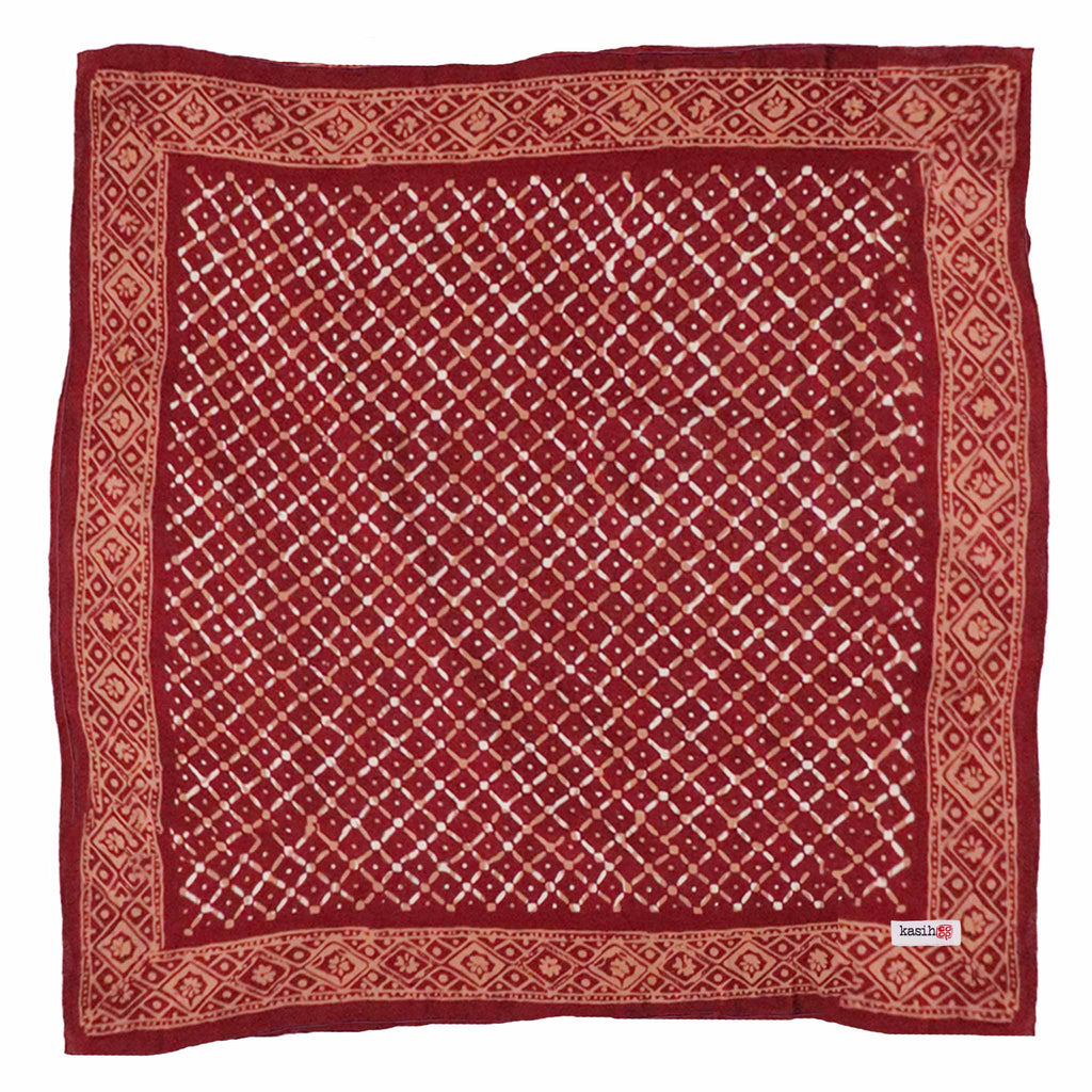 7:52 PMBatik Bandana – Crimson Cross | Red