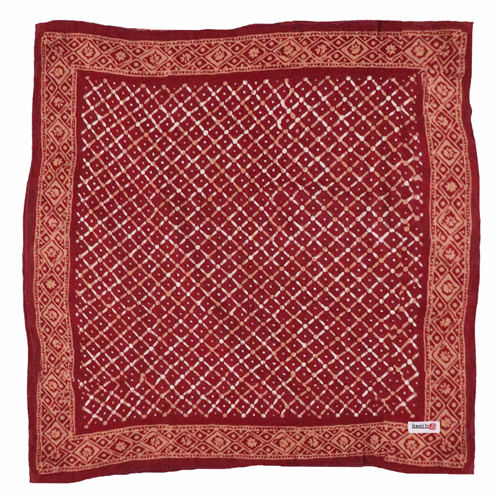 7:52 PMBatik Bandana – Crimson Cross | Red