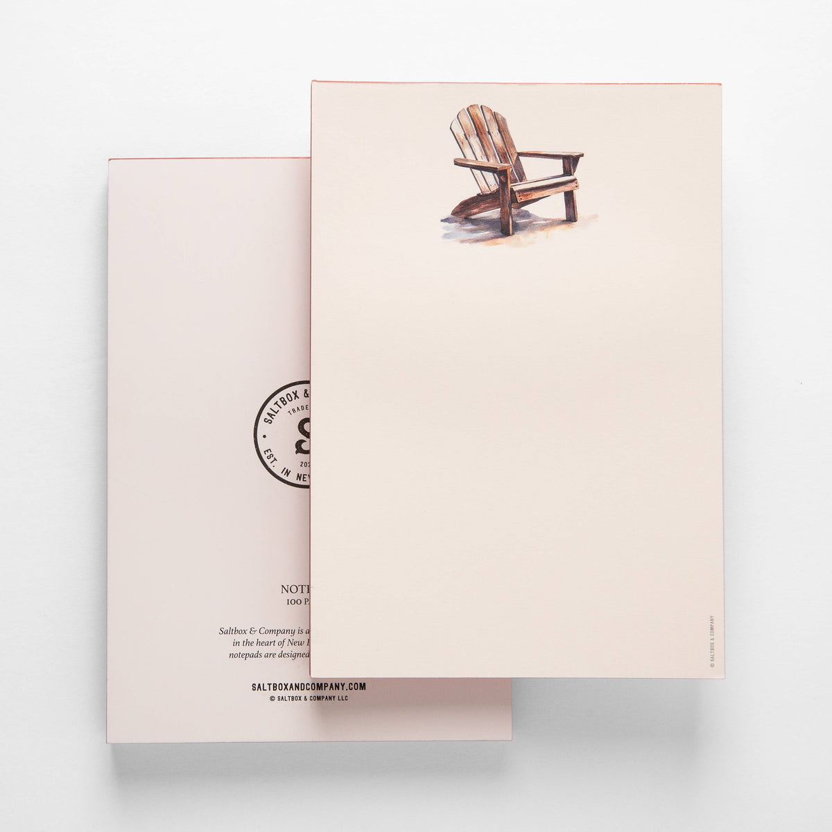 Adirondack Chair Notepad – Lykke Living Lenox