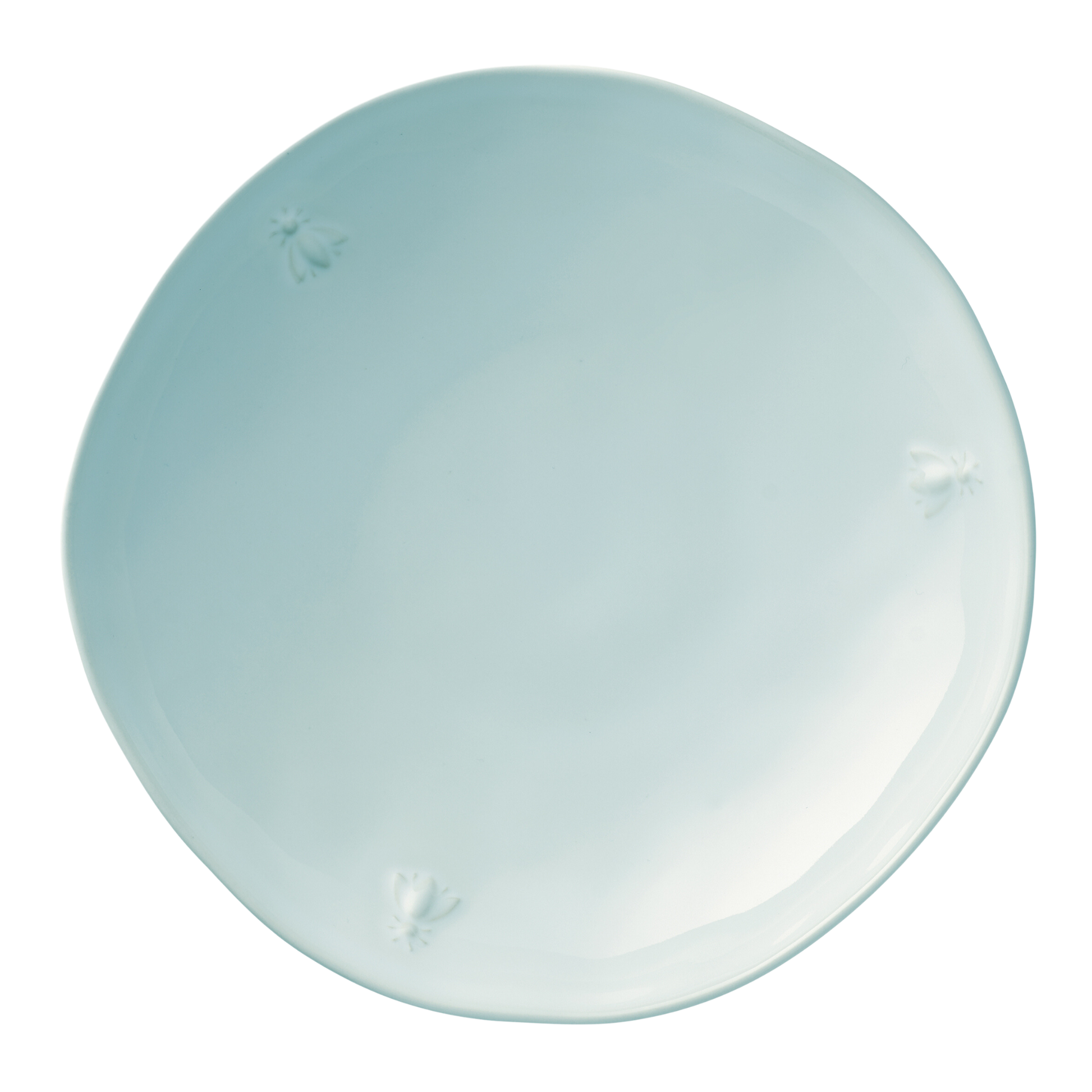 Bee Ceramic Pasta Plate: Bleu