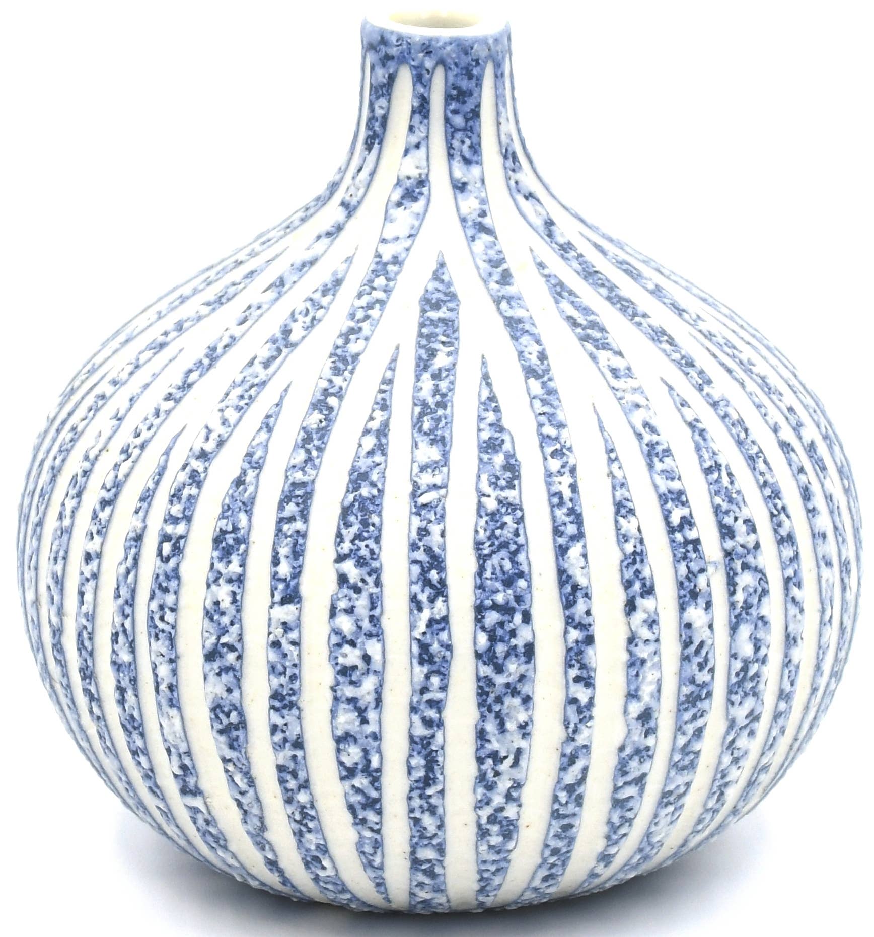 Blue Congo Tiny L – Handcrafted Porcelain Bud Vase