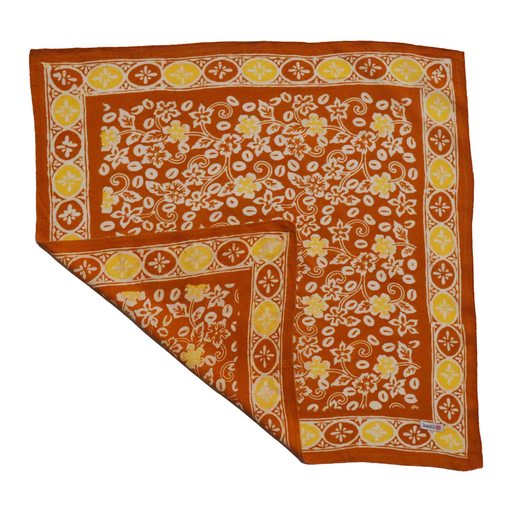 Batik Bandana - Scarlet Sunset, Orange