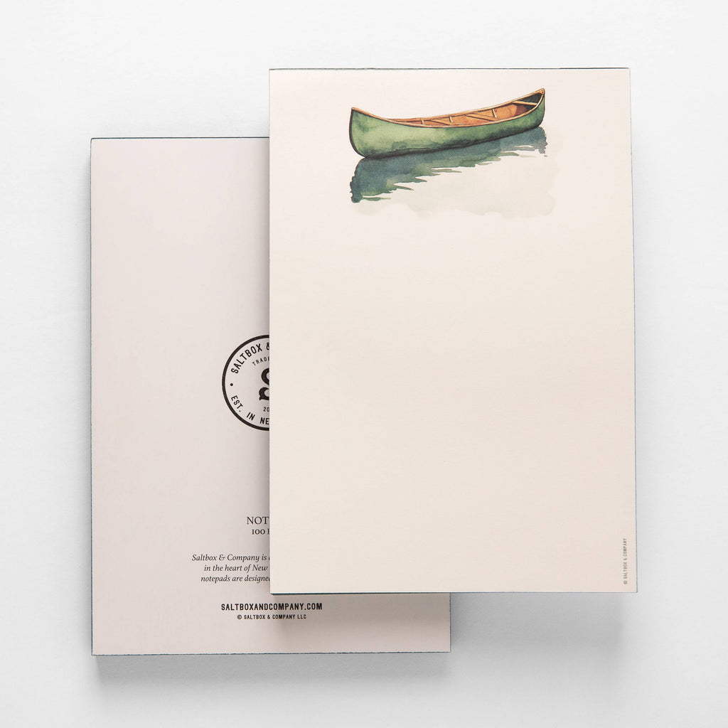 Emerald Canoe Notepad