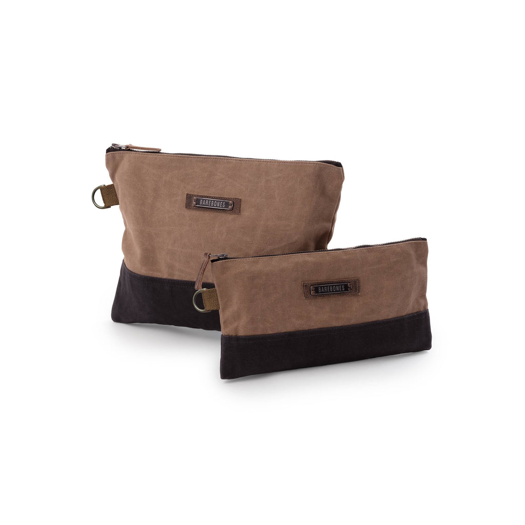 Neelum Zipper Pouch Bag -Waxed Large