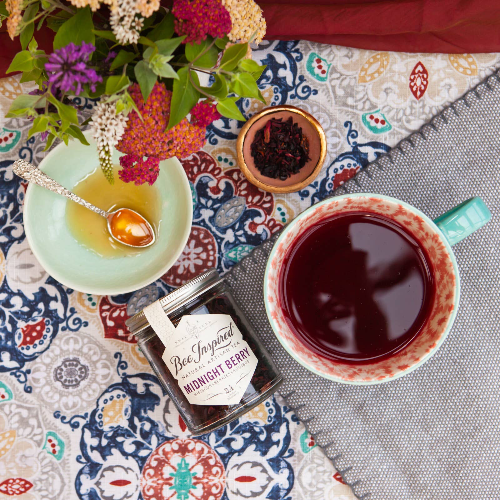 Midnight Berry Tea | Delicious Hibiscus + Berry Tea Blend