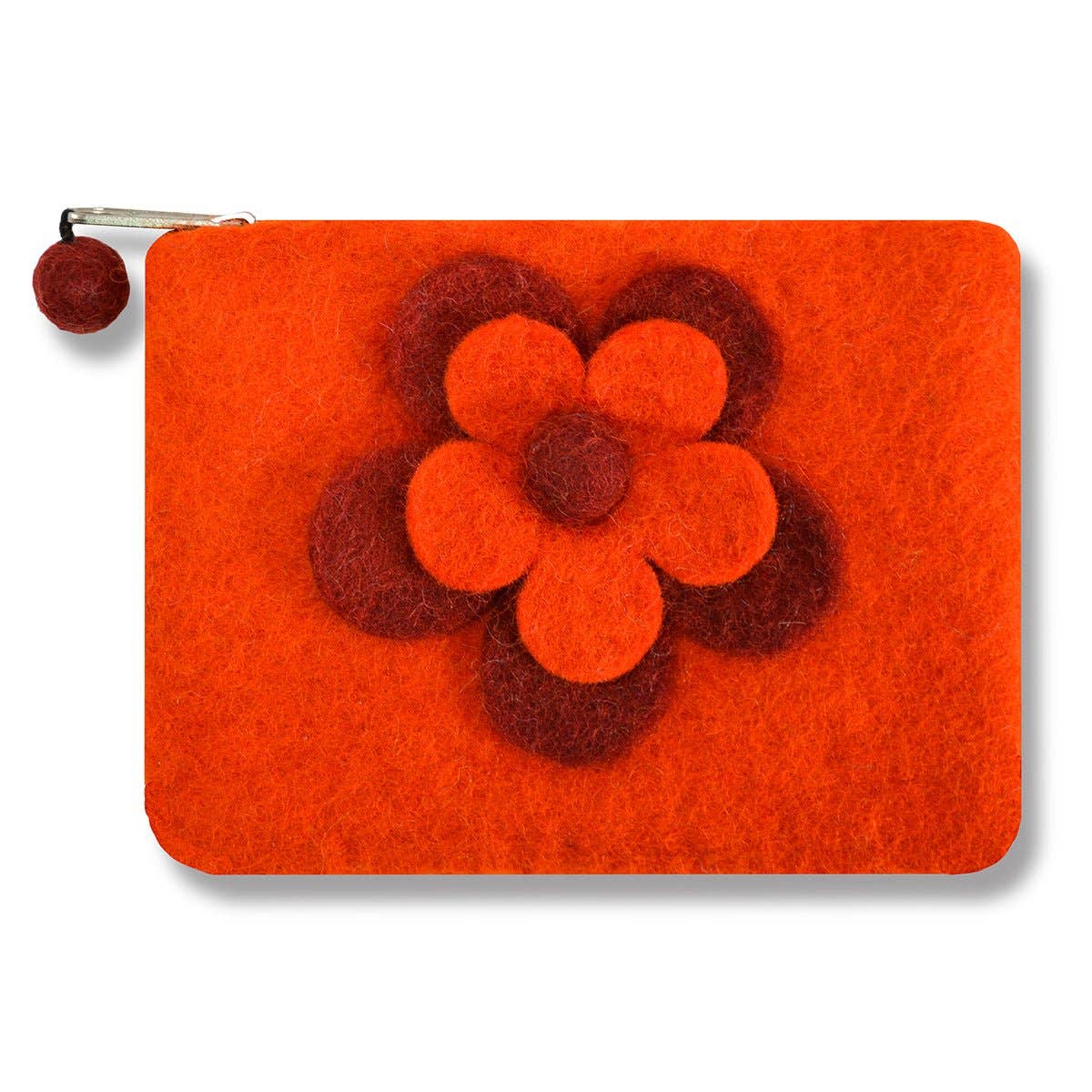 Two Layer Flower Coin Purses: Green