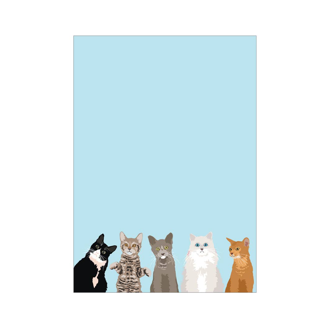Cats 4.75x6.5" Notepad