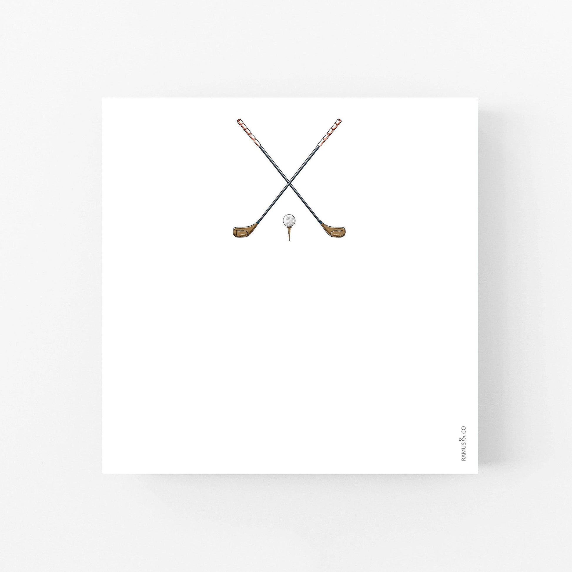 Birdy Life Golf Square Notepad
