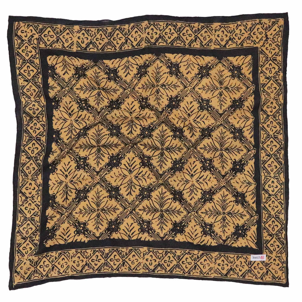 Batik Bandana- Black Brown Mocha