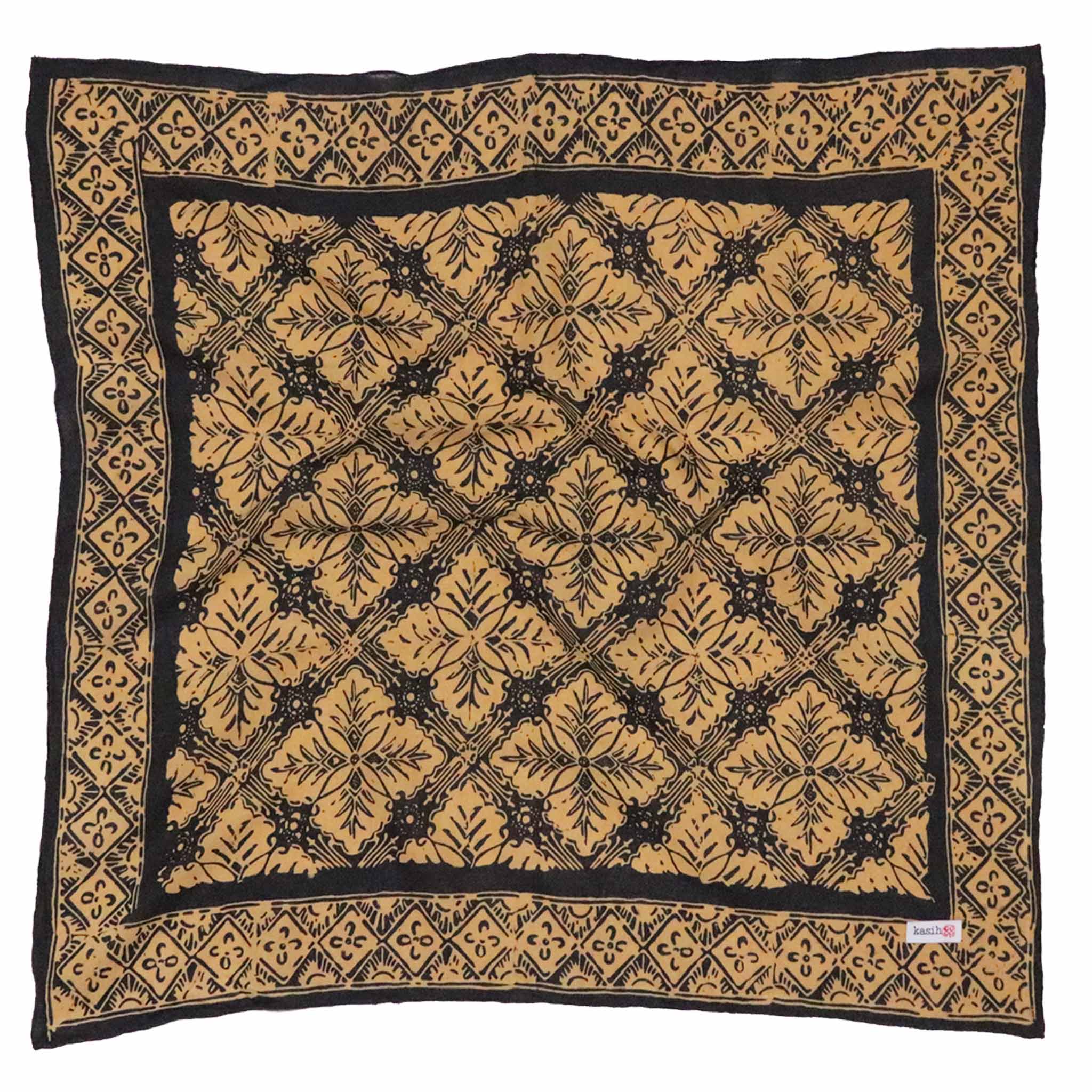 Batik Bandana- Black Brown Mocha