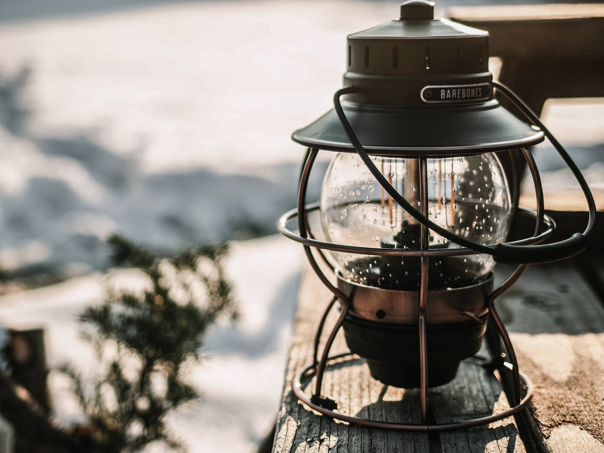 Railroad Lantern - Ocean Blue