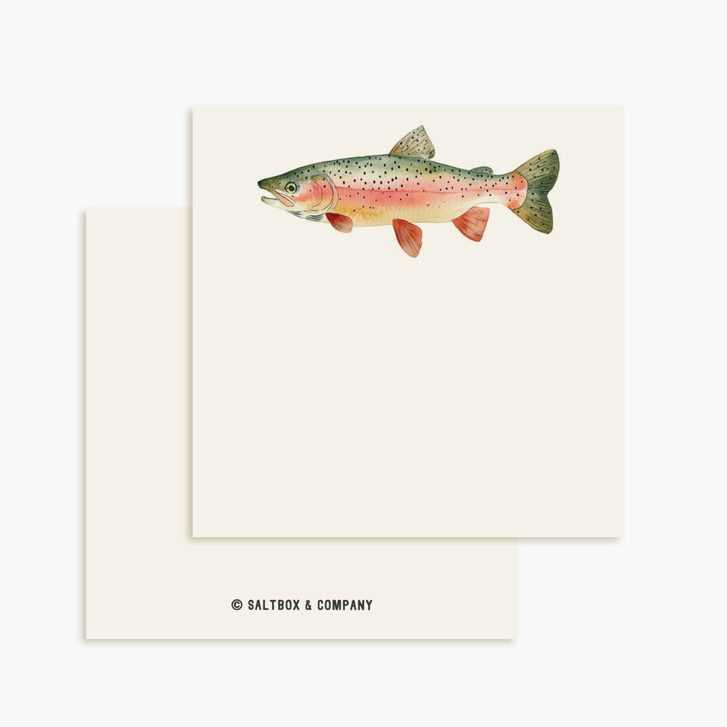 Rainbow Trout Mini Notes | Set of 50