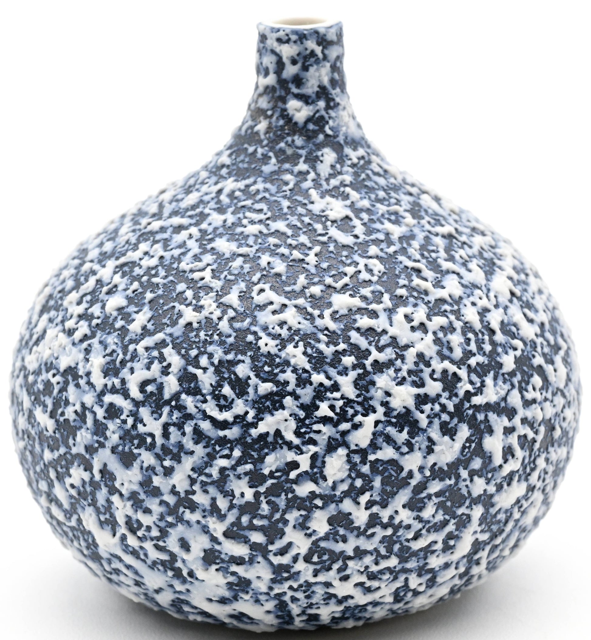 Congo Tiny Bud Vase — Handcrafted Porcelain, Blue