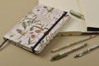 Greens and Flowers Hardcover Journal A5