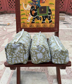 Medium Hand Block Print Bag Cotton Quilted