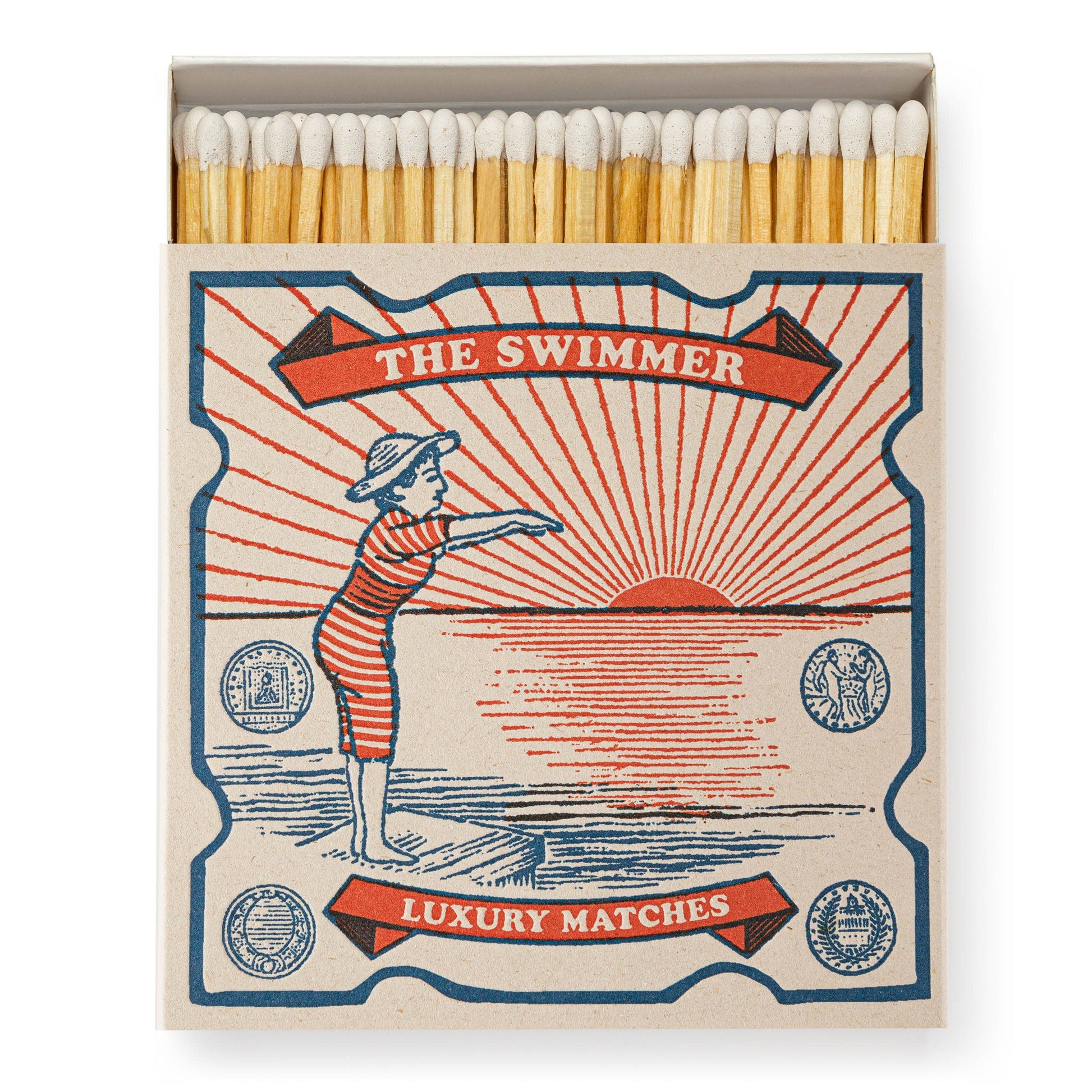 The Swimmer | Square Safety Matches