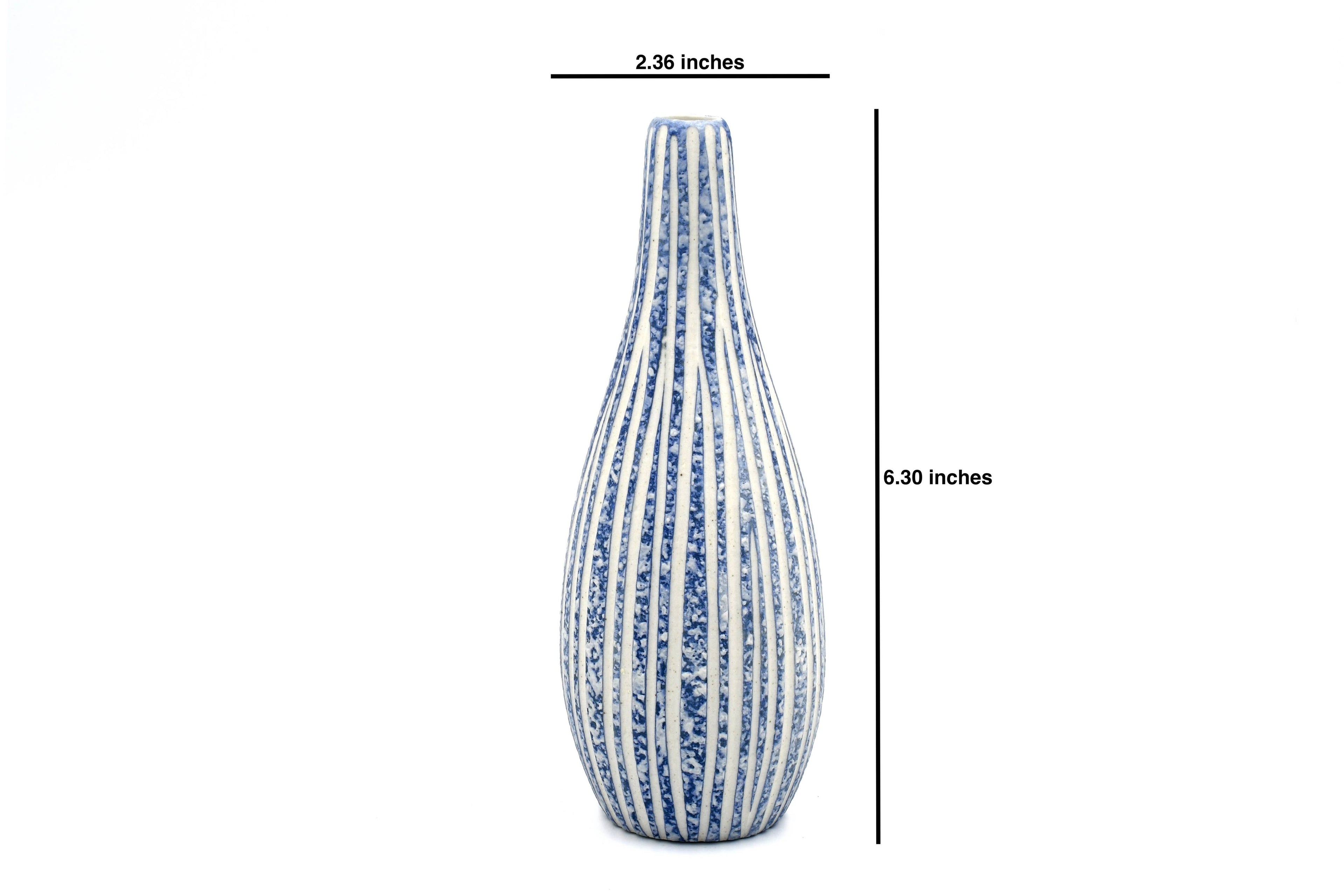 BLUE MODO MINI -  Porcelain bud vase