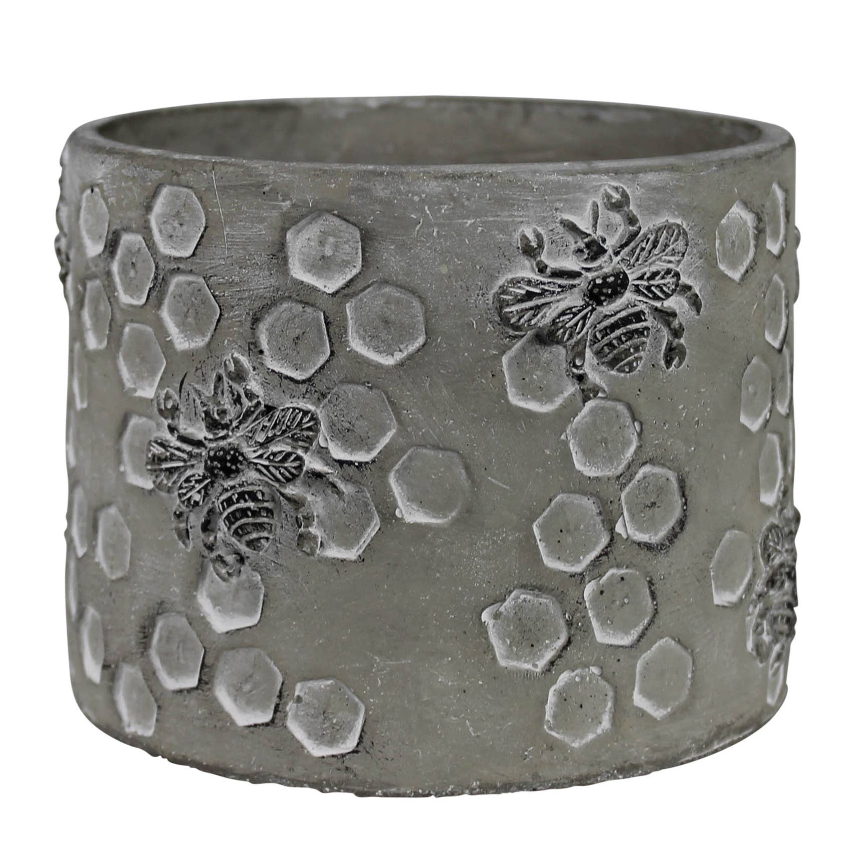 Honeycomb Bee Cachepot – Cement