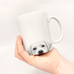 Peeking Lab 7 (Yellow) Mug