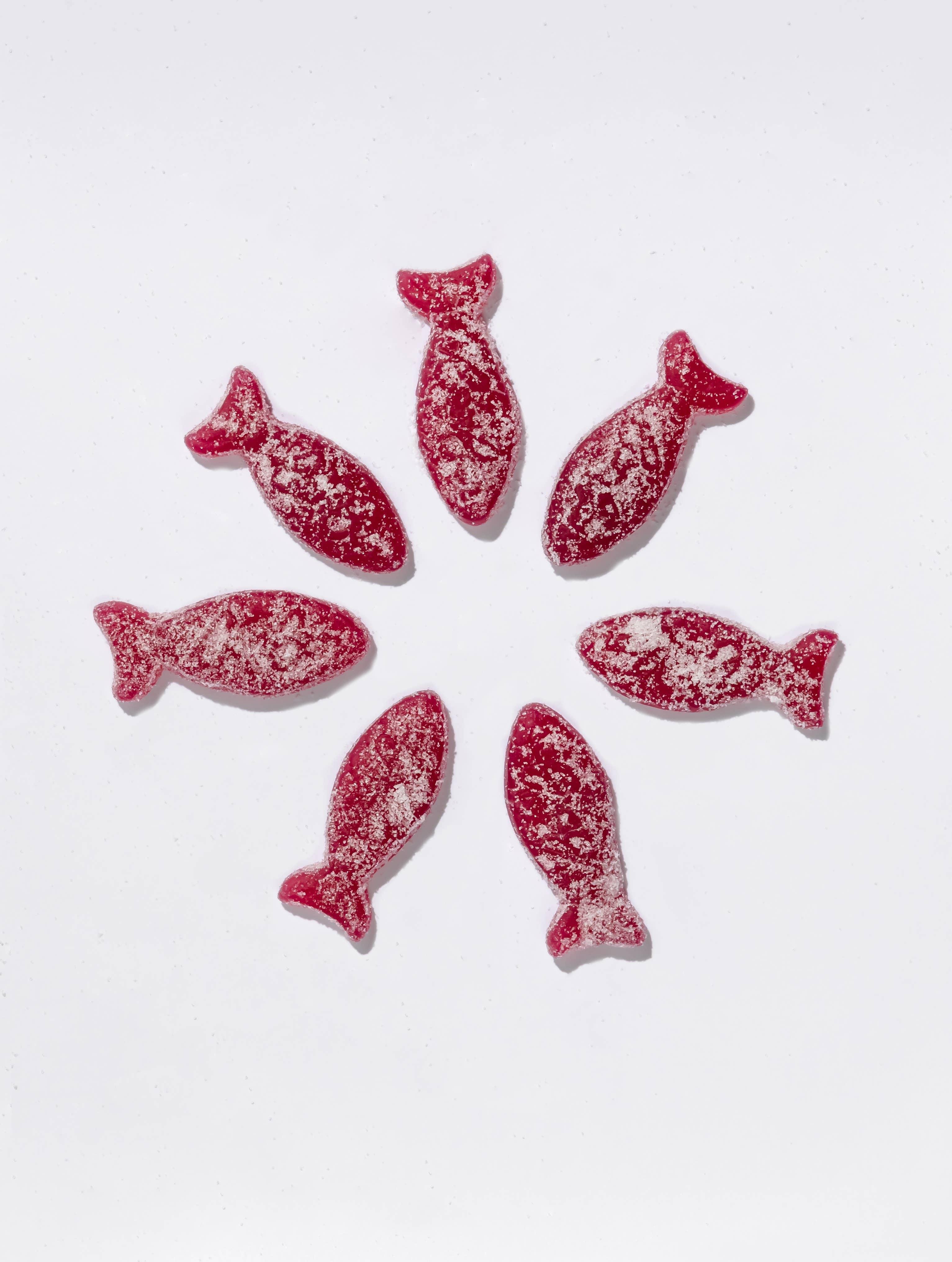 BonBon NYC - Sour Blackberry Fish - Swedish Candy 5.2oz (150g)