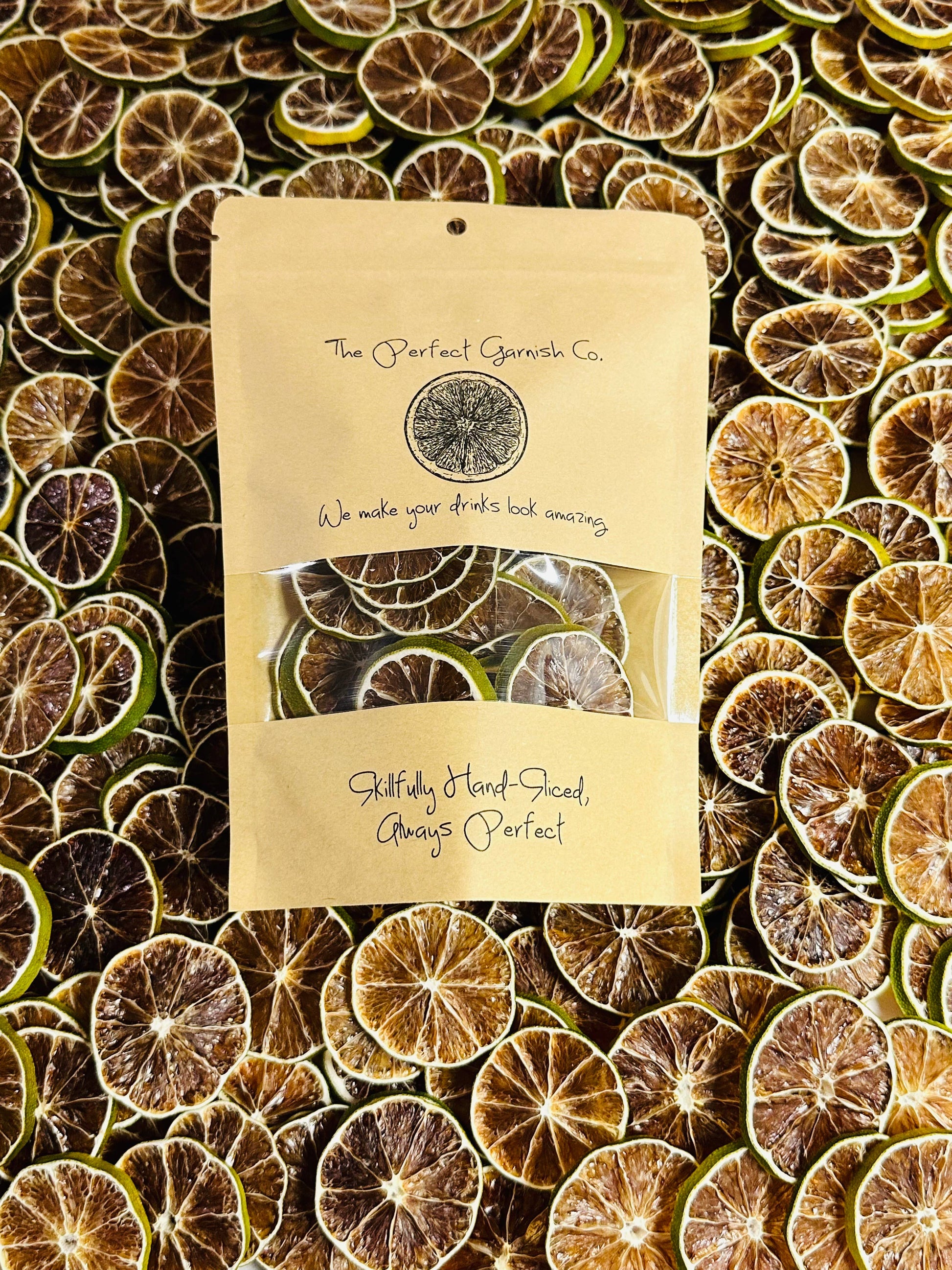 Dried Lime Slices | 15 ct Whole Slice