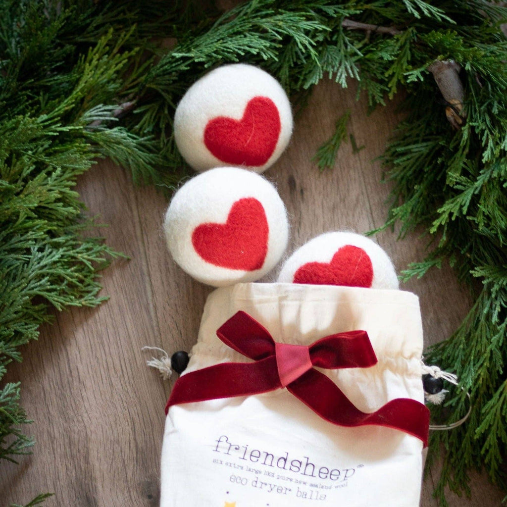 Heart Trio Eco Wool Dryer Balls