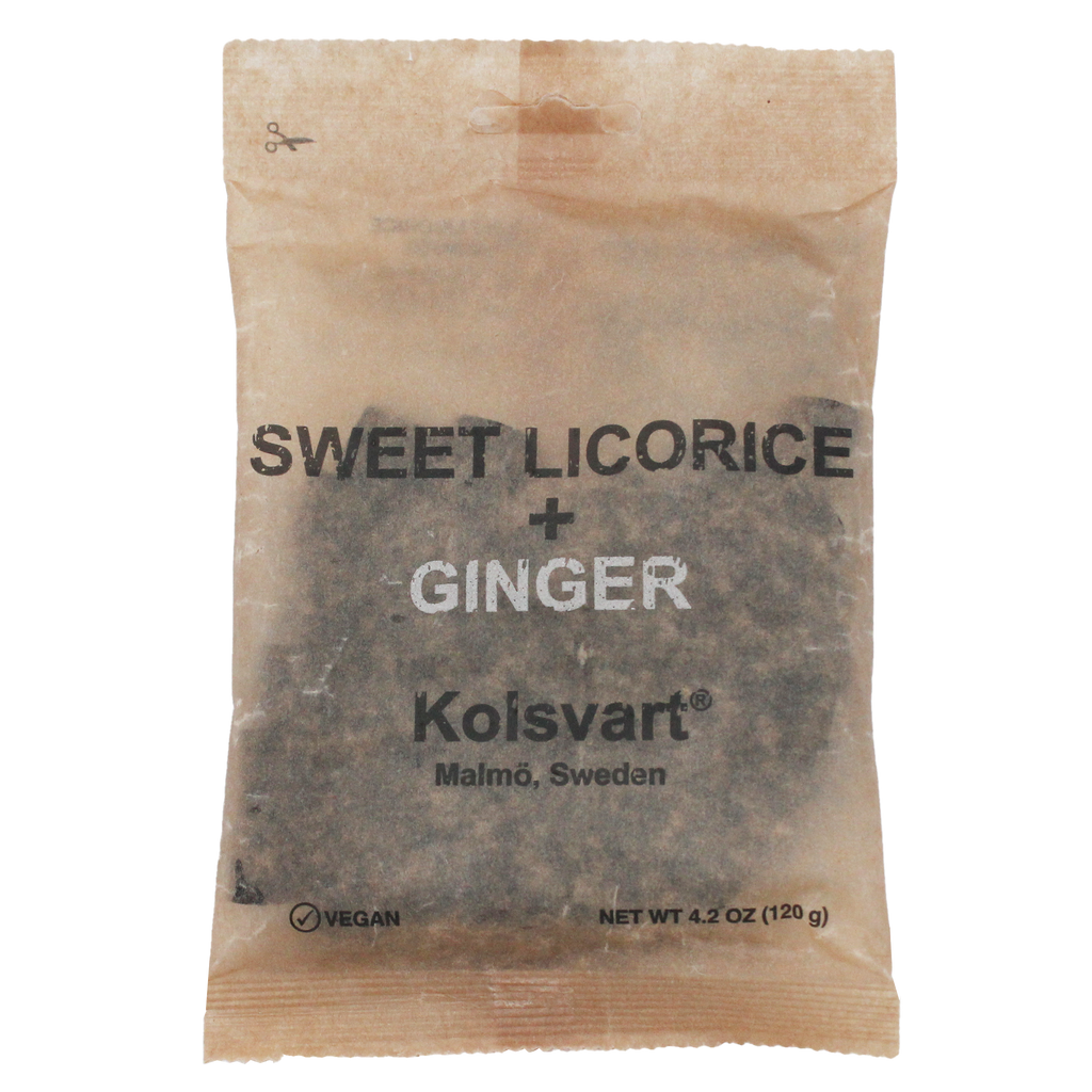 Sweet and Ginger Swedish Licorice - 4.2oz (120gm)