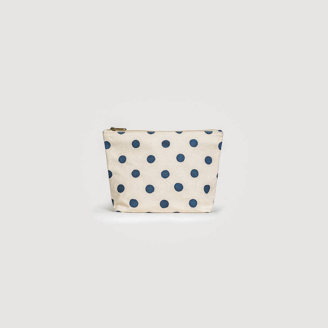 Indigo Dot Large Waterproof Pouch