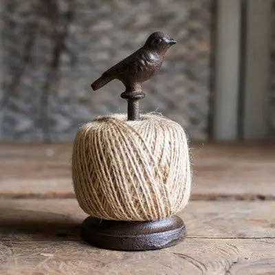 Cast Iron Spool Holder: Bird