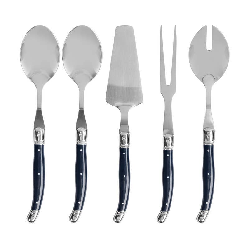 5-Piece Laguiole Hostess Set – Navy Blue
