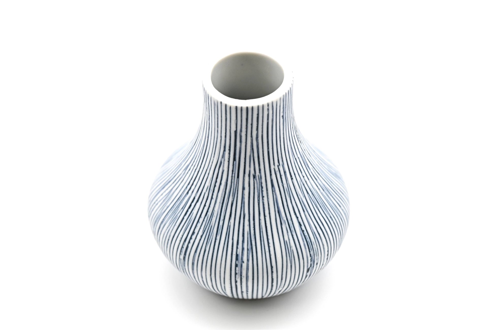 Eva Mini Bud Vase — Handcrafted Porcelain, Blue