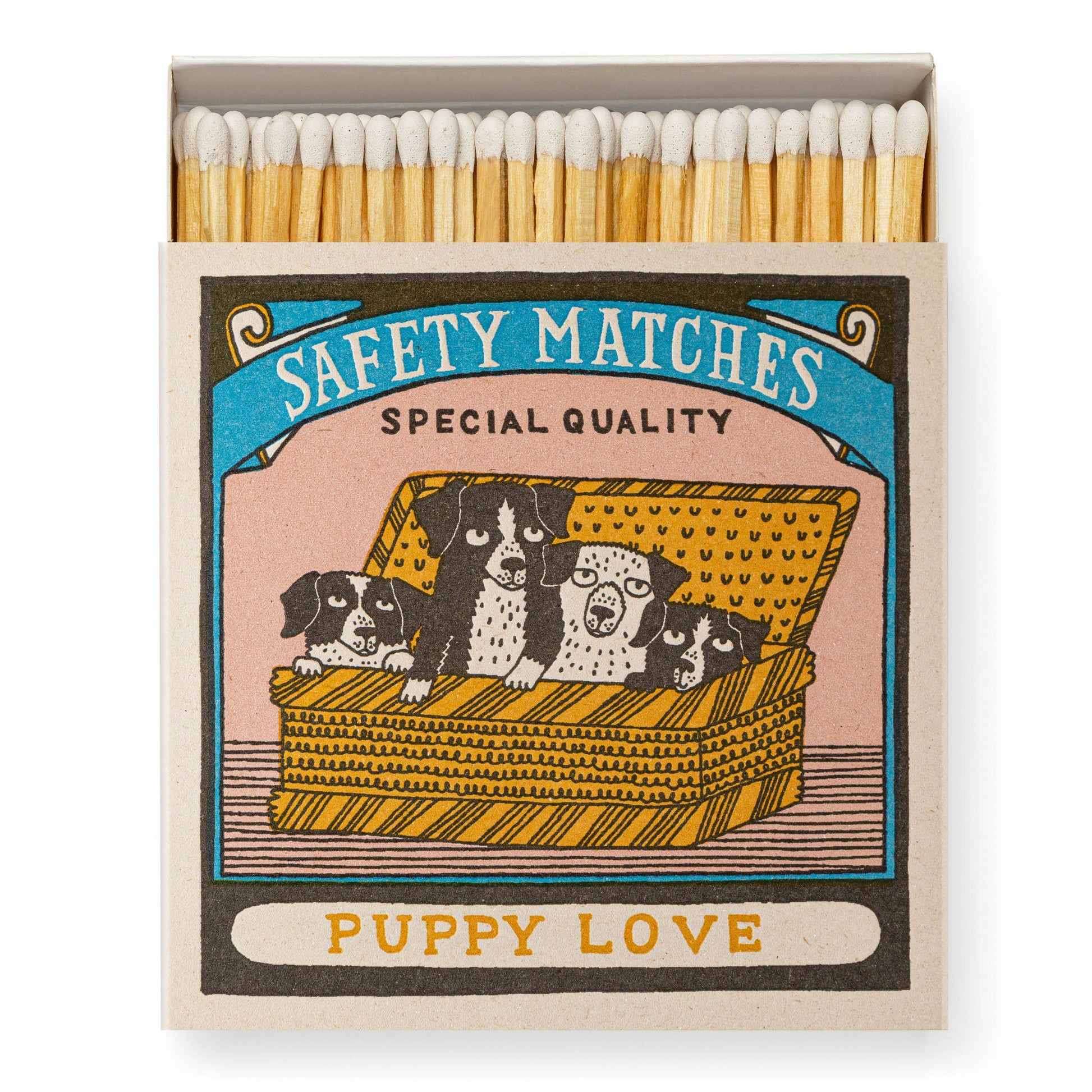 Puppy Love | Square Safety Matches