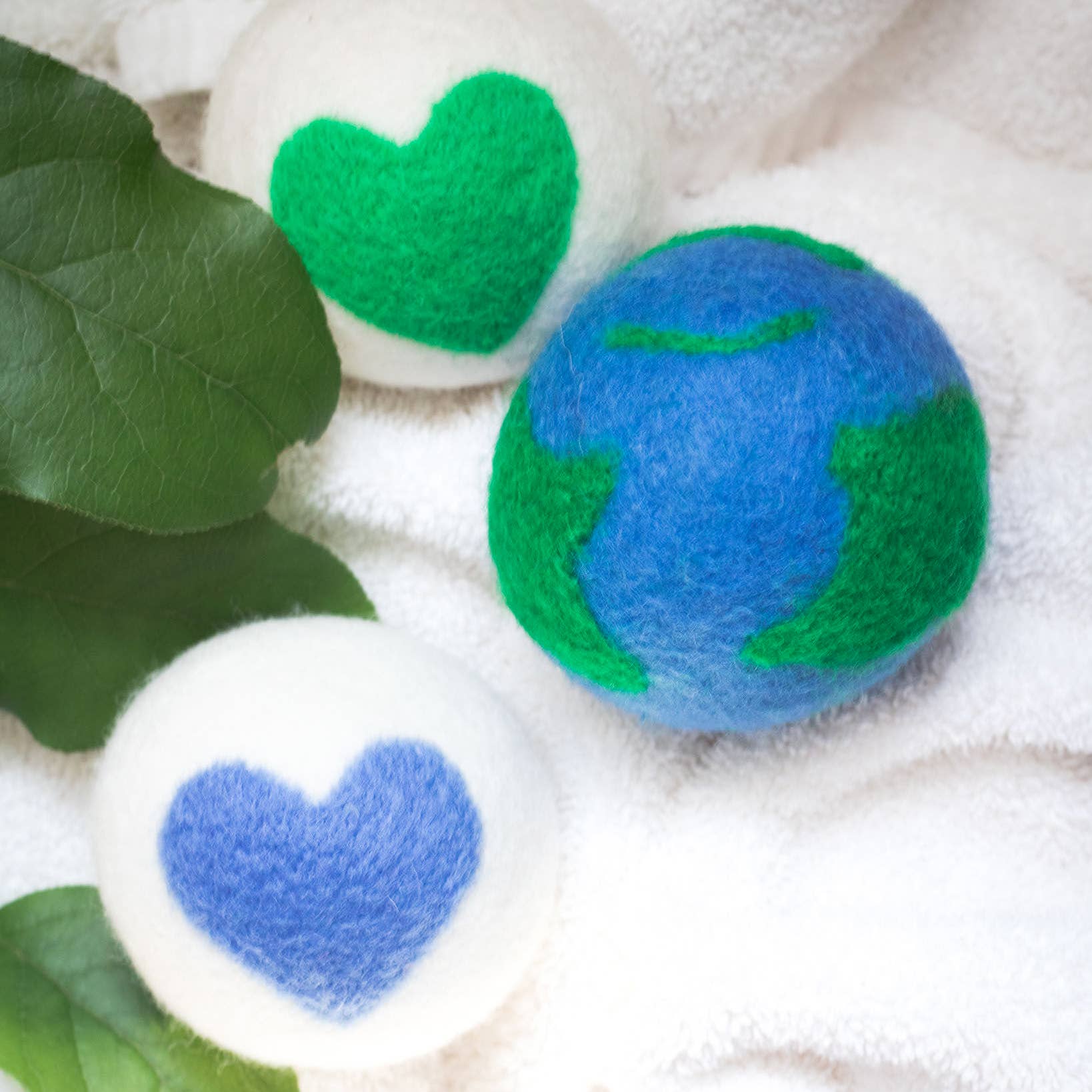 Blue Heart Eco Dryer Ball — Single