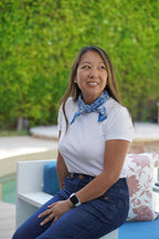 Batik Bandana - Tidal Flow, Blue