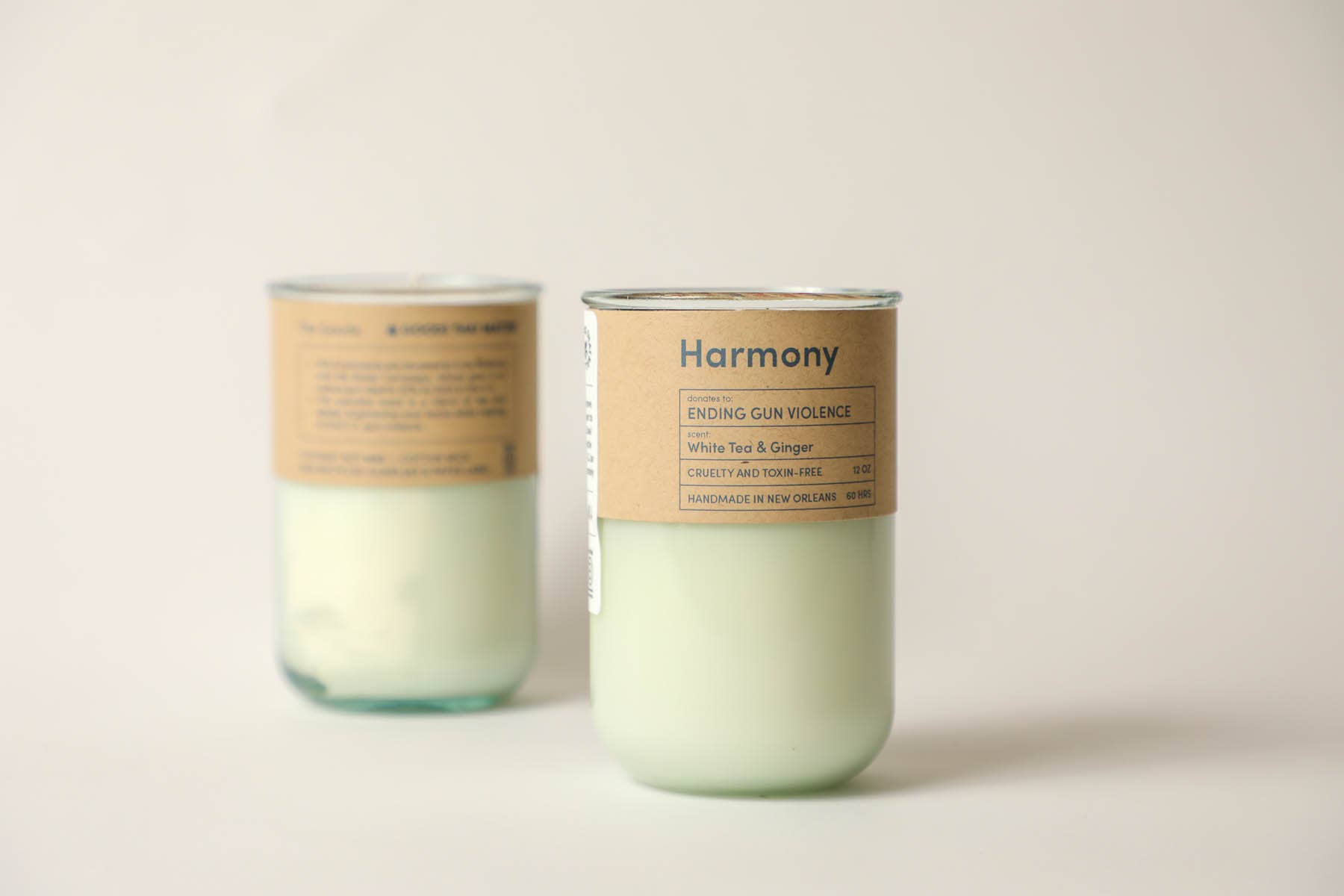 Harmony – Tea & Ginger Candle | End Gun Violence | 12 oz.